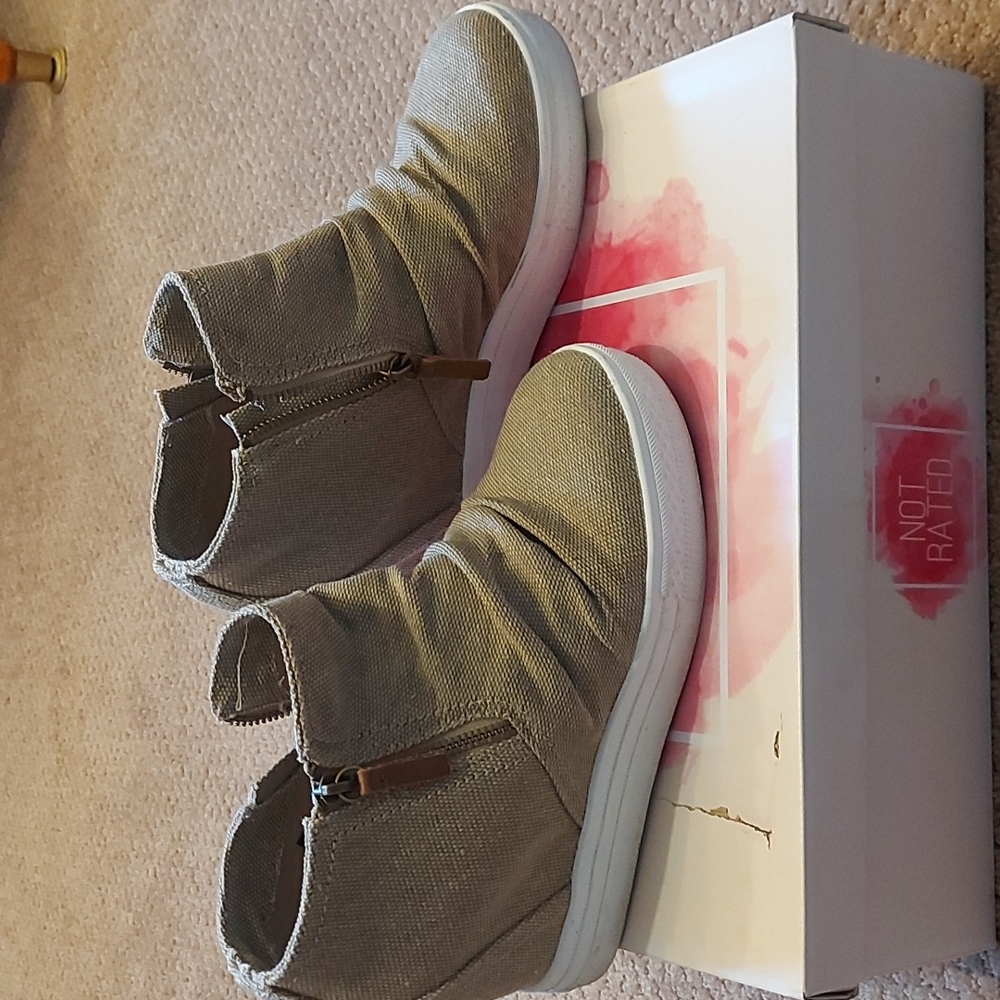 Not rated wedge sneakers